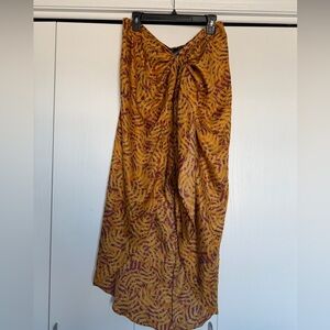 Zara Yellow and Purple Swim Sarong